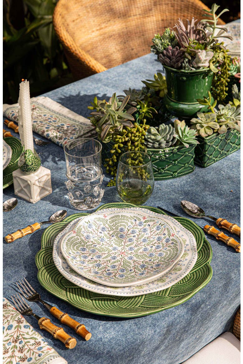 Villa Seville Scallop Dessert Plate, Alternate, color, CHAMBRAY