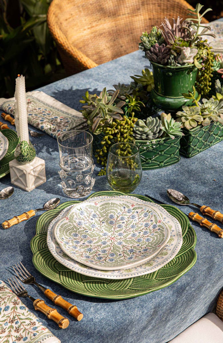 Juliska Villa Seville Scallop Dessert Plate, Alternate, color, Chambray