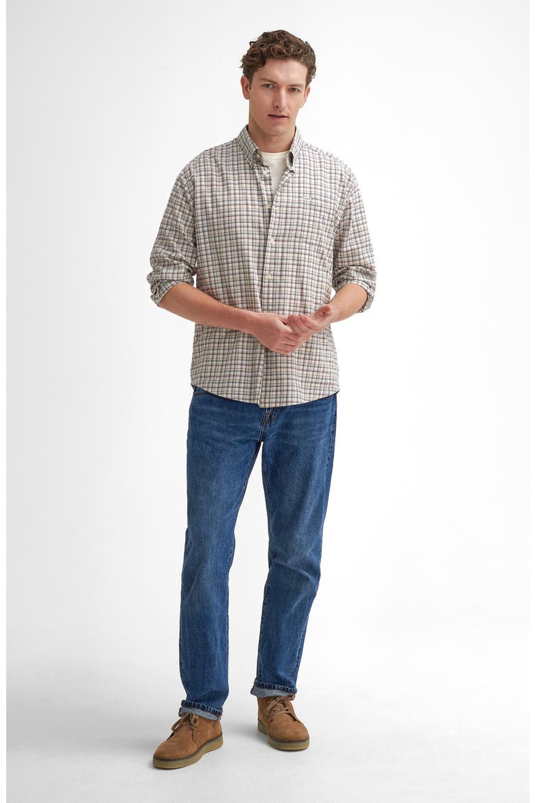 Ashton Regular Fit Button-Down Shirt, Alternate, color, ECRU