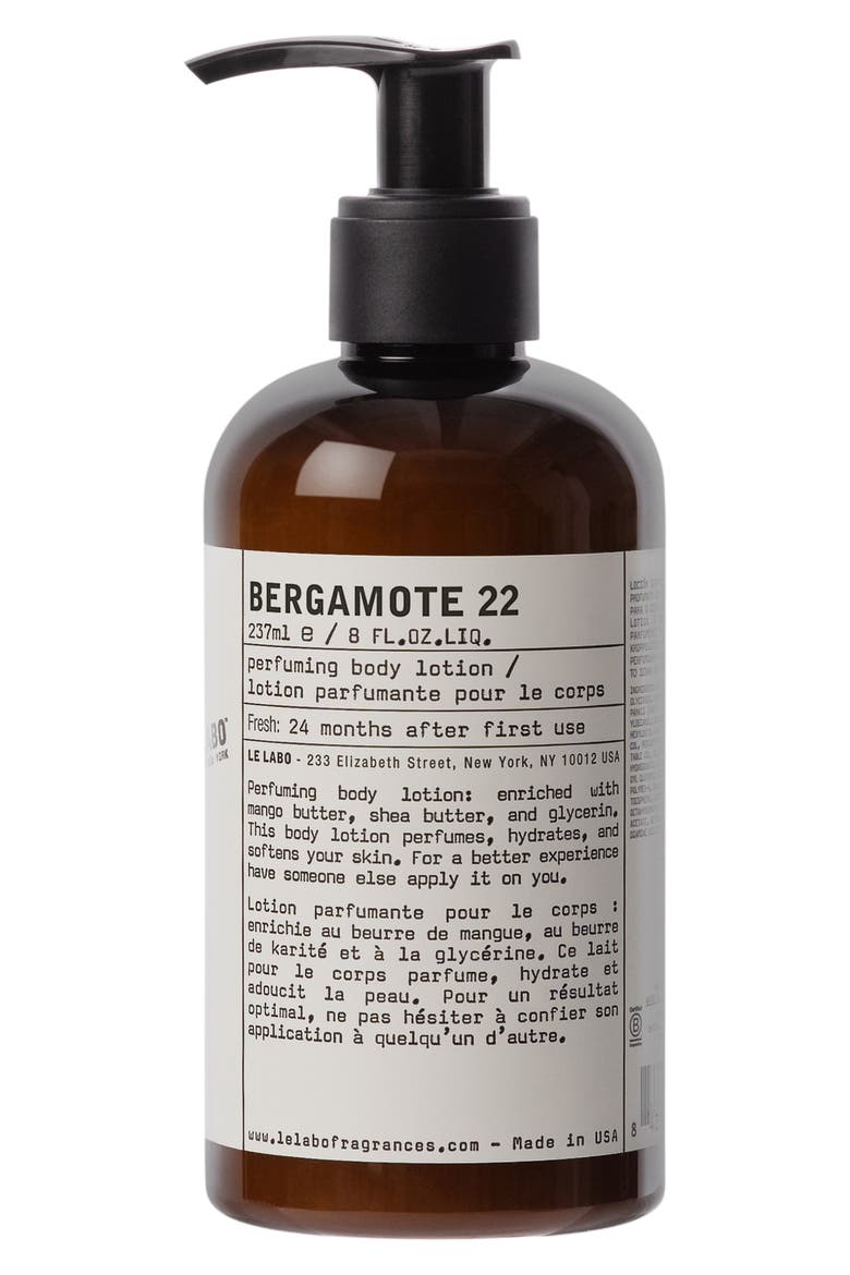Bergamote 22 Body Lotion, Main, color, NO COLOR