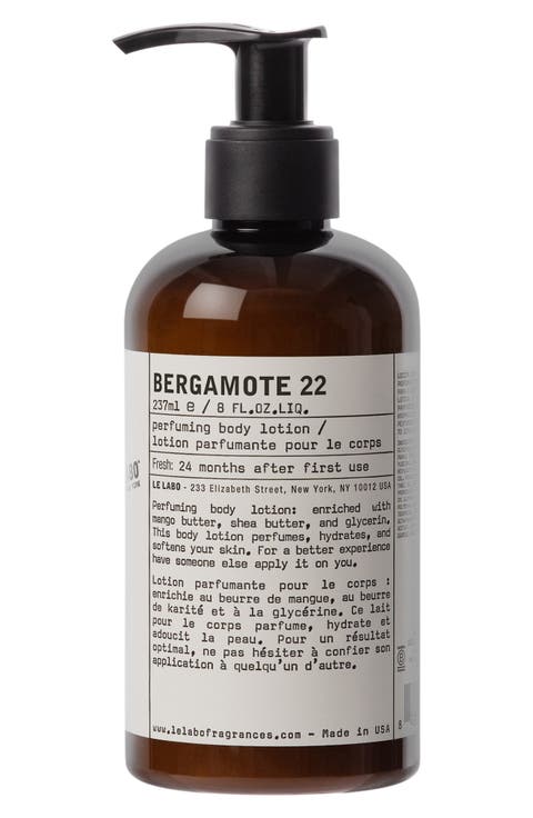 Bergamote 22 Body Lotion