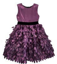 JOE-ELLA Kids' Textured Skirt Dress