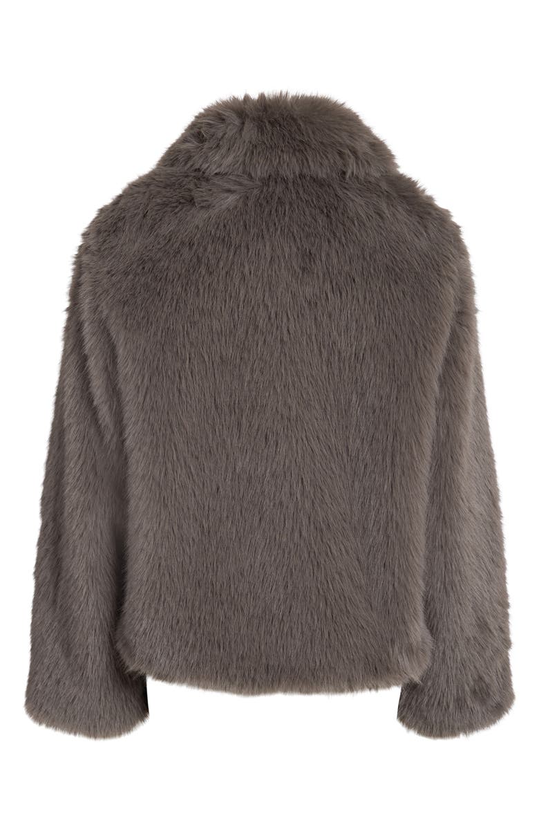 Noisy may Evie Faux Fur Jacket, Alternate, color, 