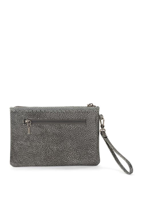 The Sak Vita Wristlet In Dark Silver