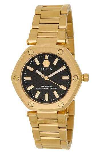 Philipp Plein The Hexagon Chronograph Bracelet Watch, 42mm