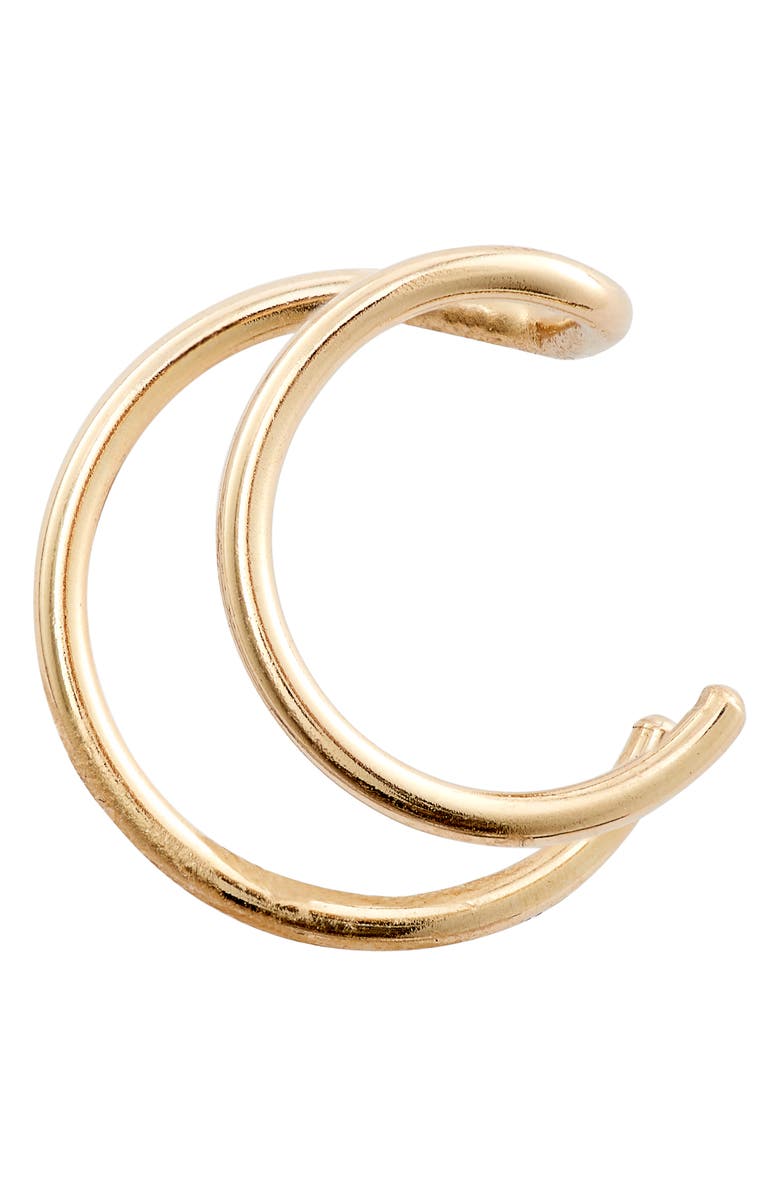 Zoë Chicco Thin Wire Double Ear Cuff, Alternate, color, 