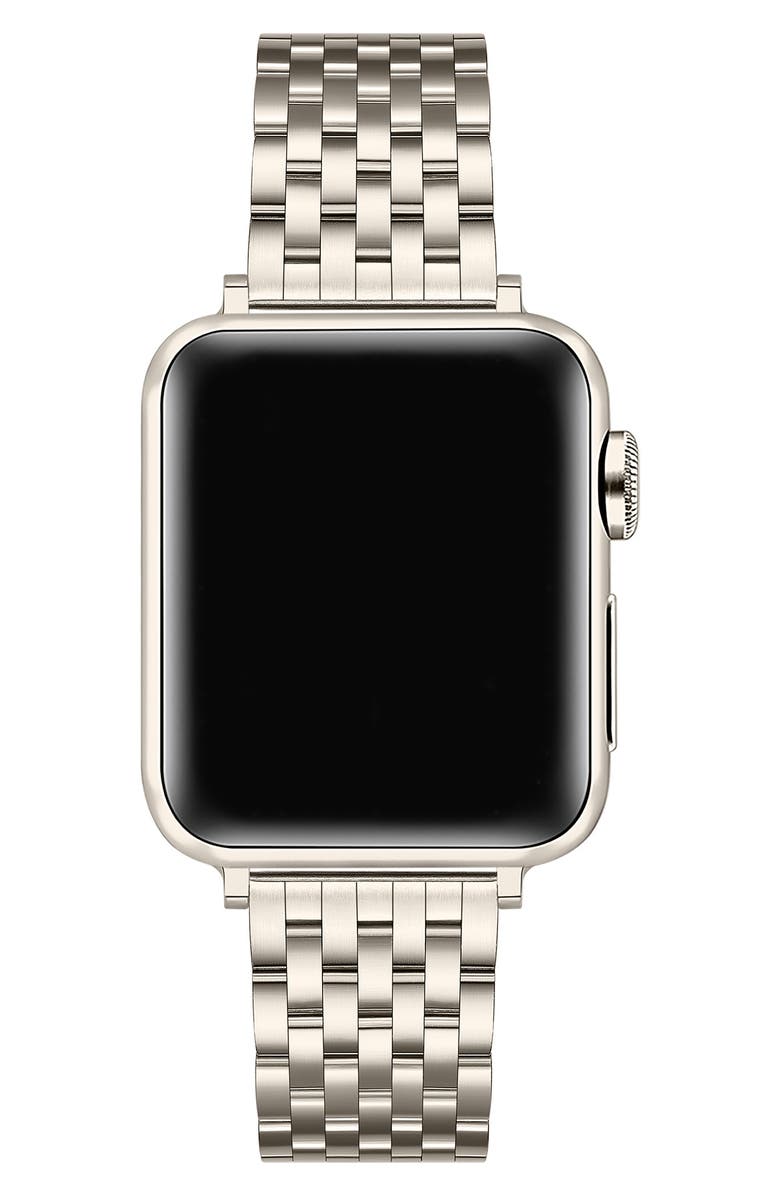 The Posh Tech Remy Stainless Steel Apple Watch<sup>®</sup> Watchband, Alternate, color, Starburst