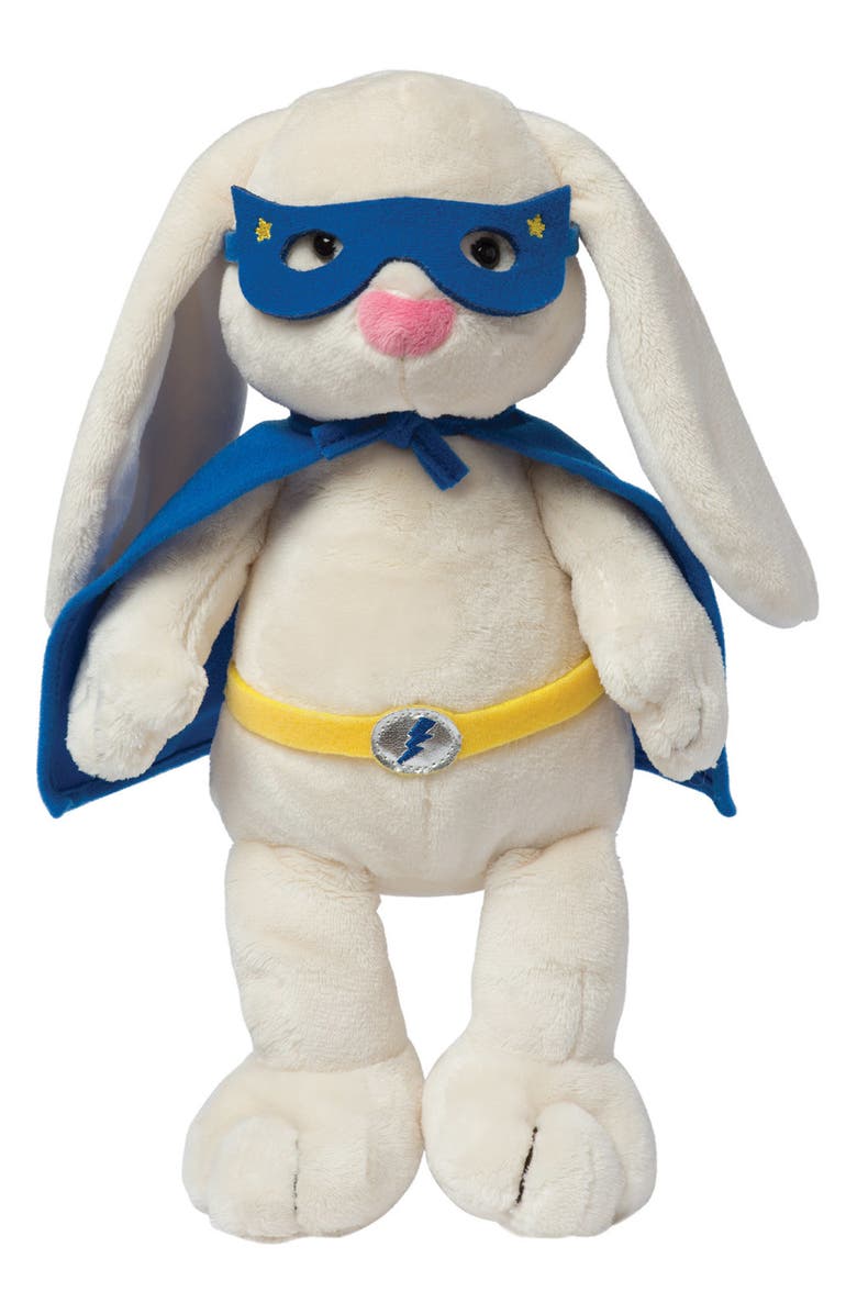 Manhattan Toy Superhero Bunny Plush Toy, Alternate, color, Multi-Color