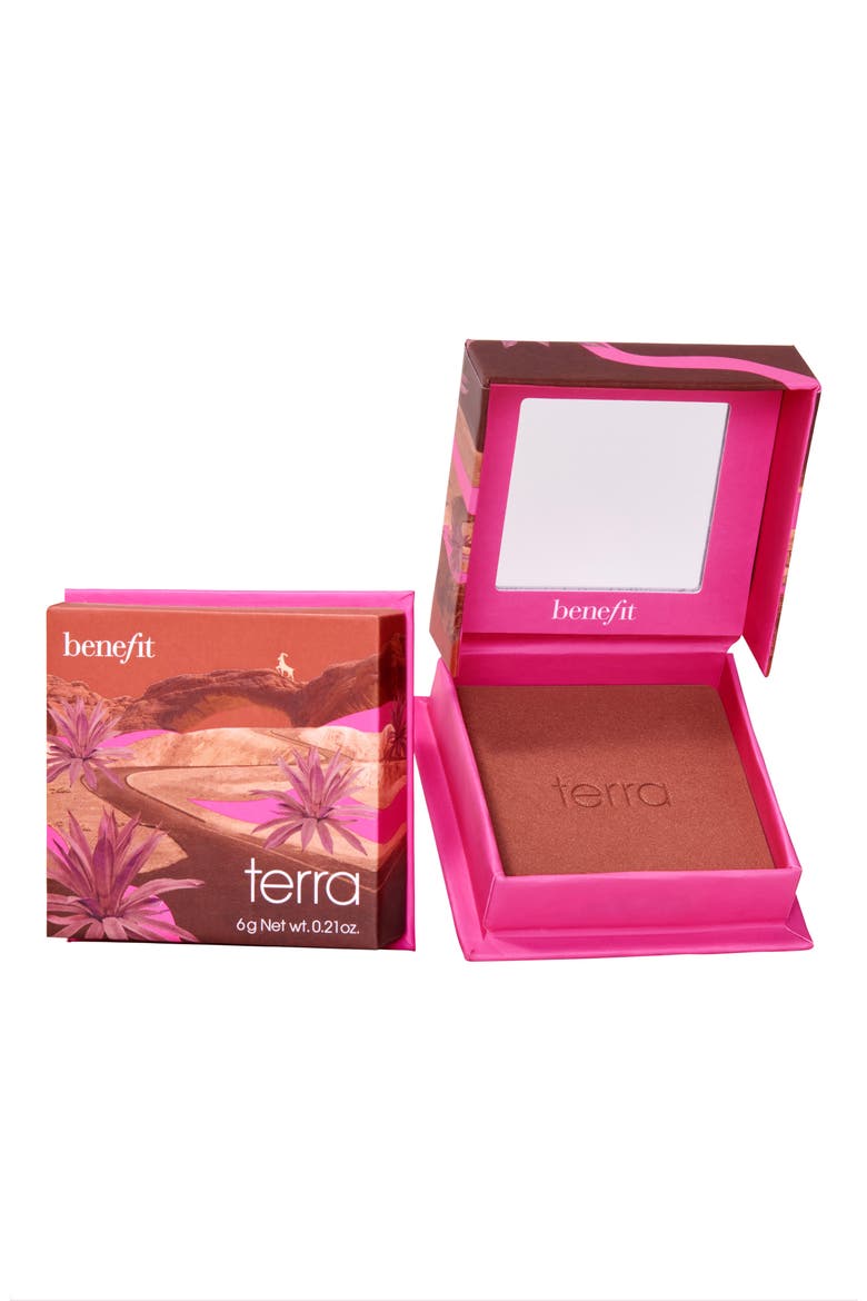 WANDERful World Silky Soft Powder Blush, Main, color, TERRA
