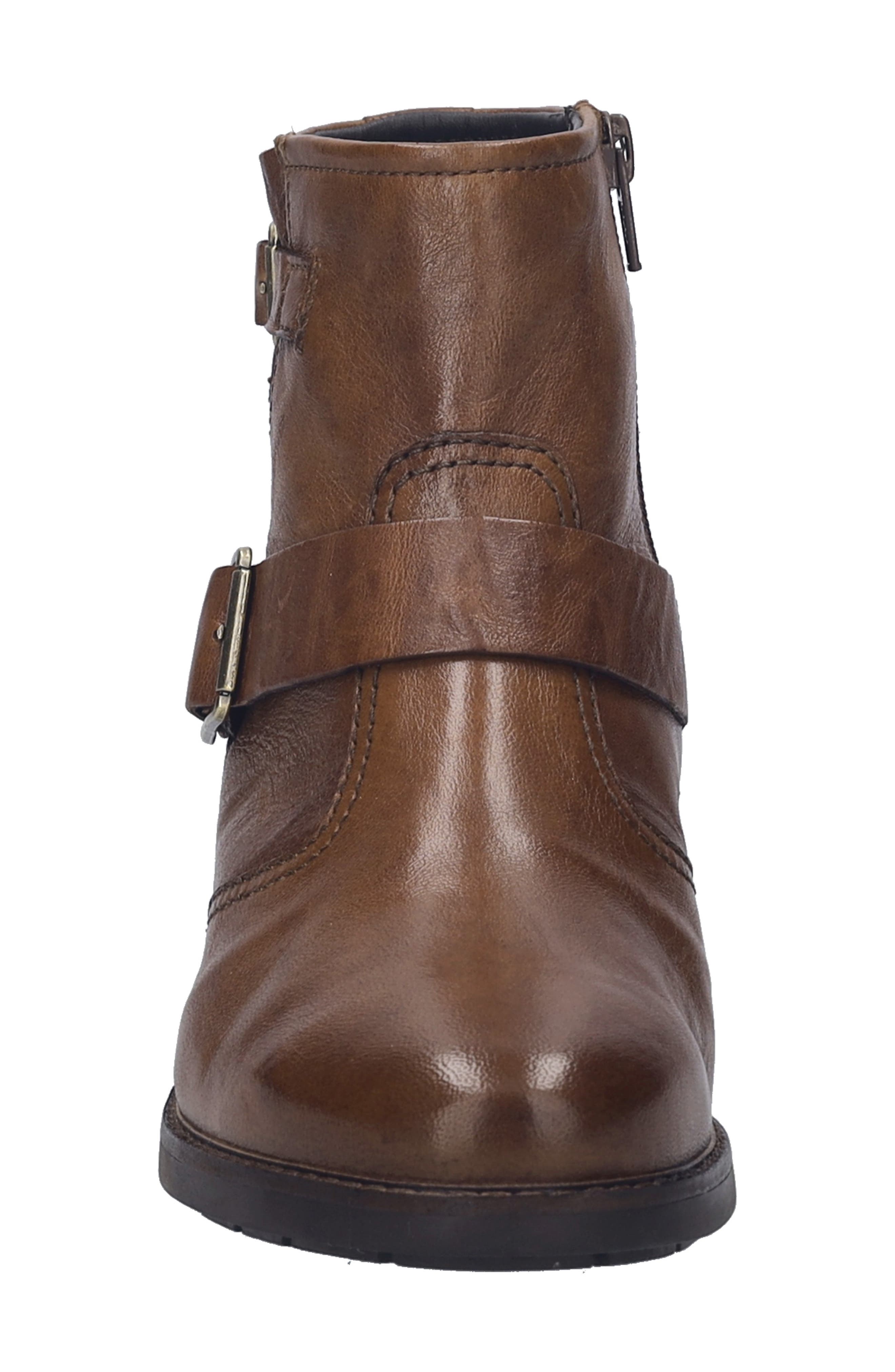 Kate 51 Moto Bootie, Alternate, color, COGNAC