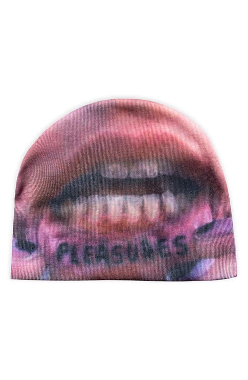 PLEASURES Tattoo Skully Beanie in Multi 