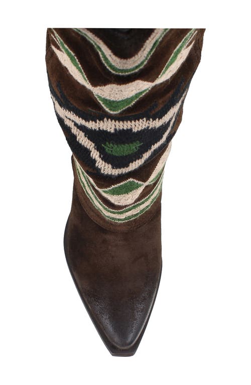 Zigi Azra Western Boot In Brown