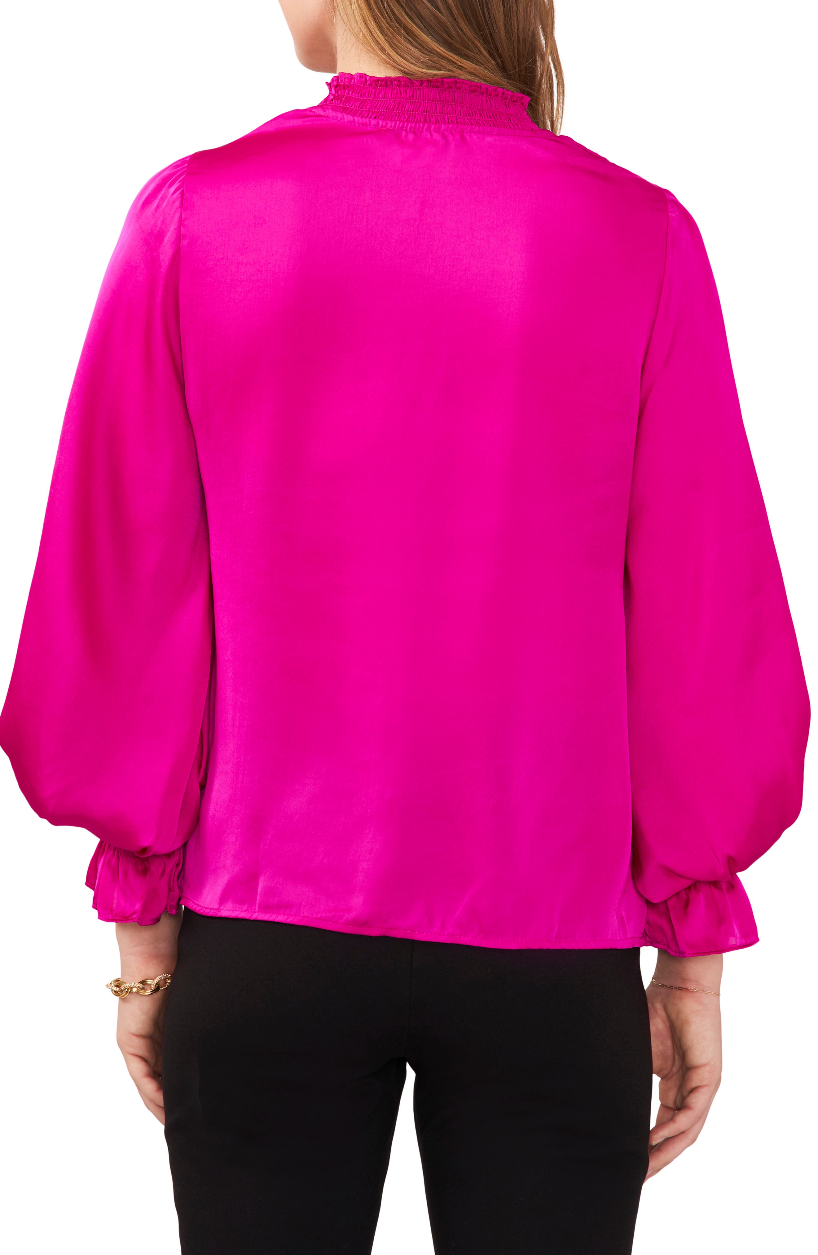 Balloon Sleeve Peasant Blouse - image 2