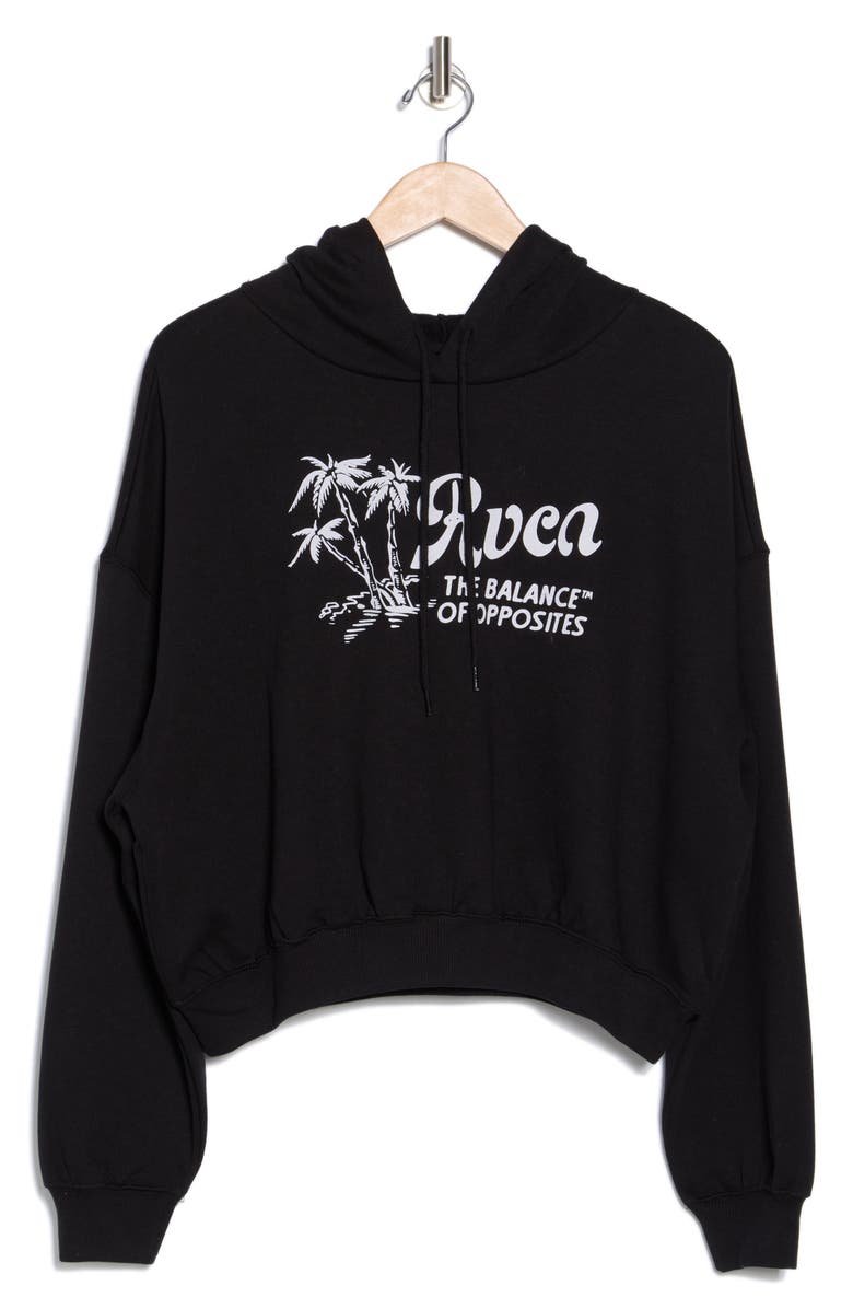 RVCA Kick Back Crop Hoodie, Alternate, color,