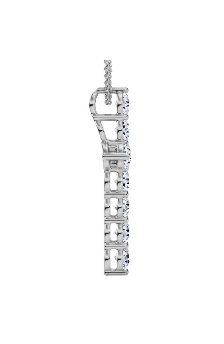 Bliss Diamond 1.25Ct Diamond Cross 14k Gold 18" Necklace 1" Tall Lab Grown, Alternate, color, White Gold
