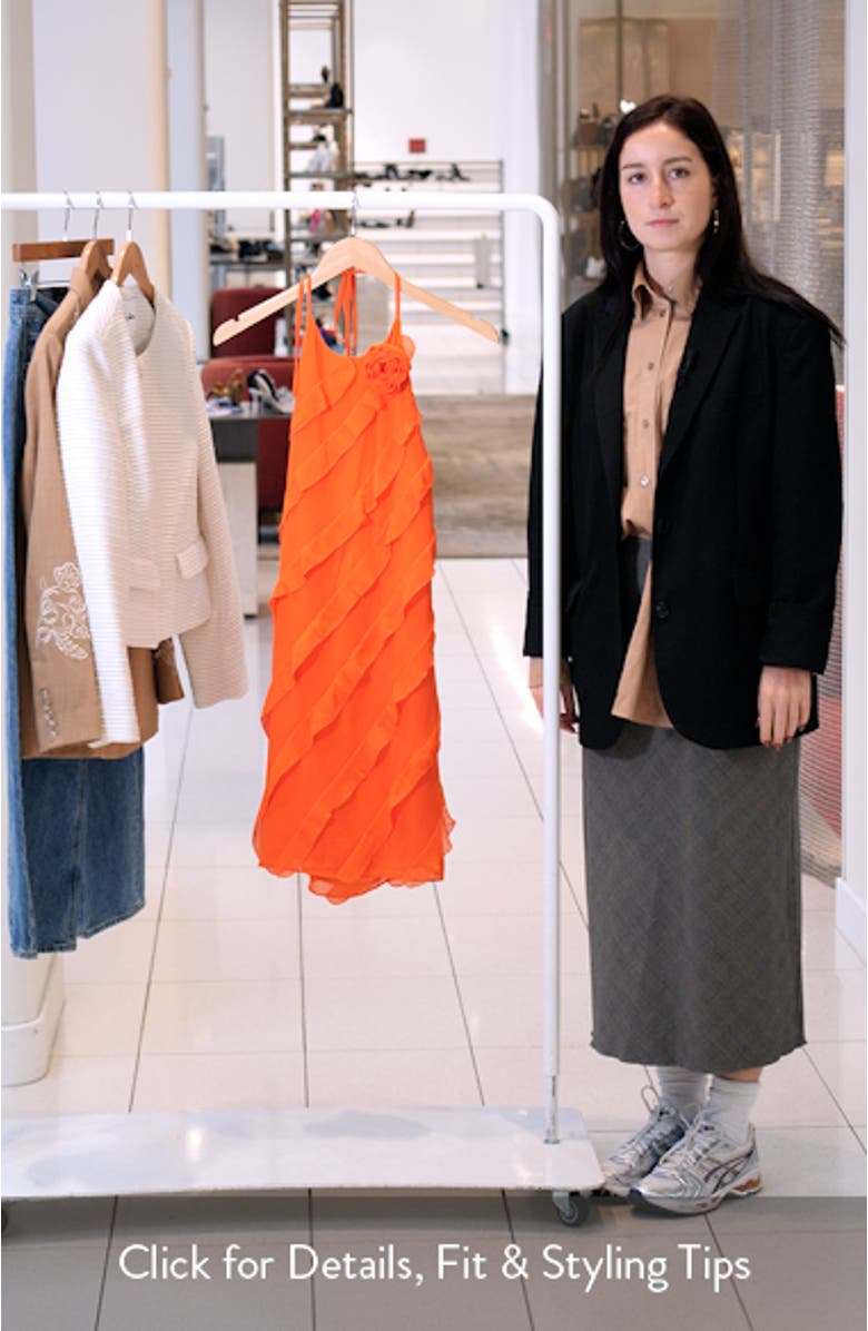 Ruffle Halter Minidress, sales video thumbnail