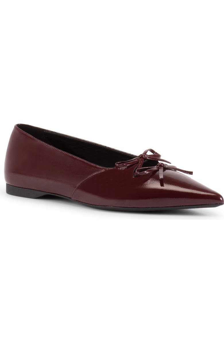 Vagabond Shoemakers Hermine Pointed Toe Flat, Main, color, Cherry