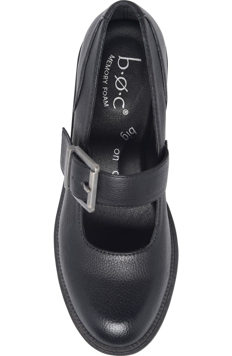 B O C BY BØRN Maira Platform Mary Jane, Alternate, color, Black Box
