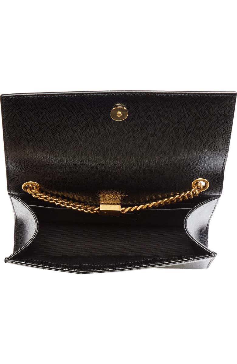 Saint Laurent Small Kate Patent Leather Shoulder Bag, Alternate, color,