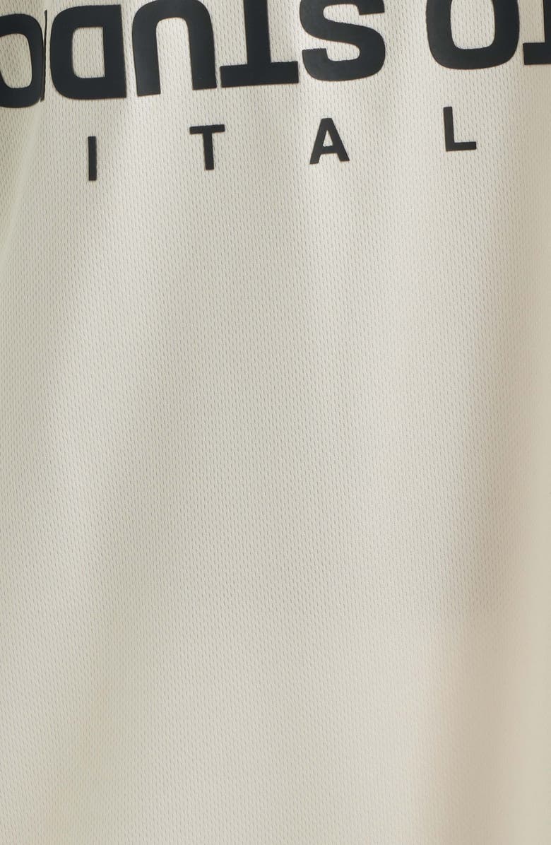 SANTO STUDIO Shield Club Jersey Polo, Alternate, color, Cream