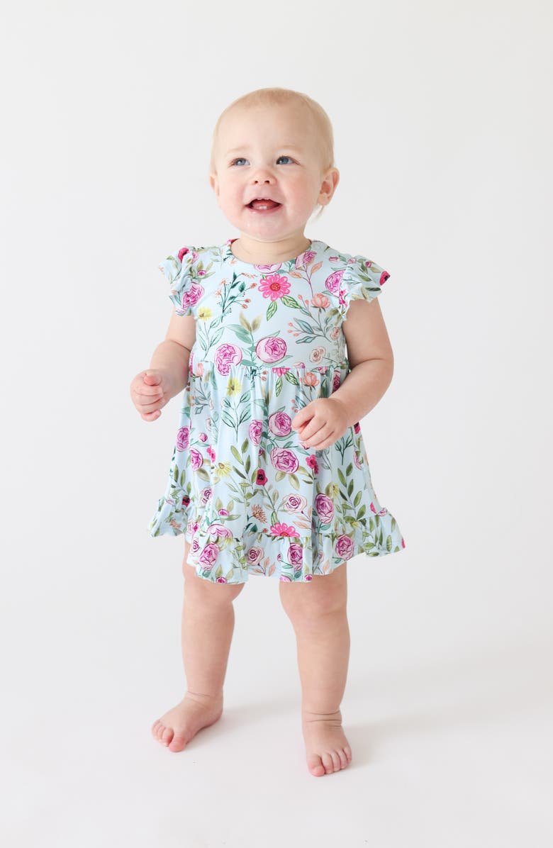 Posh Peanut Tasha Short Sleeve Skirted Bodysuit, Alternate, color, 