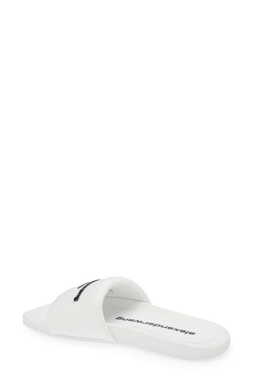 Alexander Wang Pool Slide In White