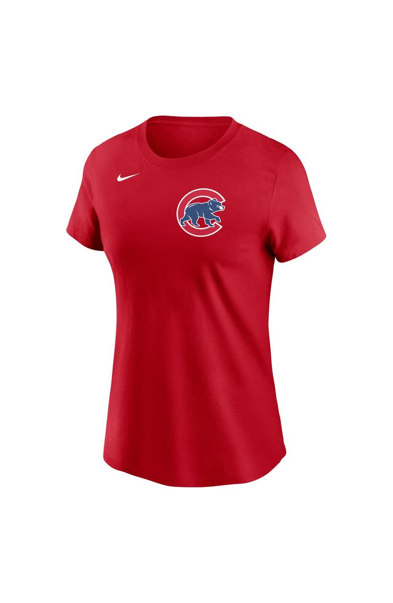Nike Women's Nike Red Chicago Cubs Wordmark T-Shirt, Alternate, color, Red
