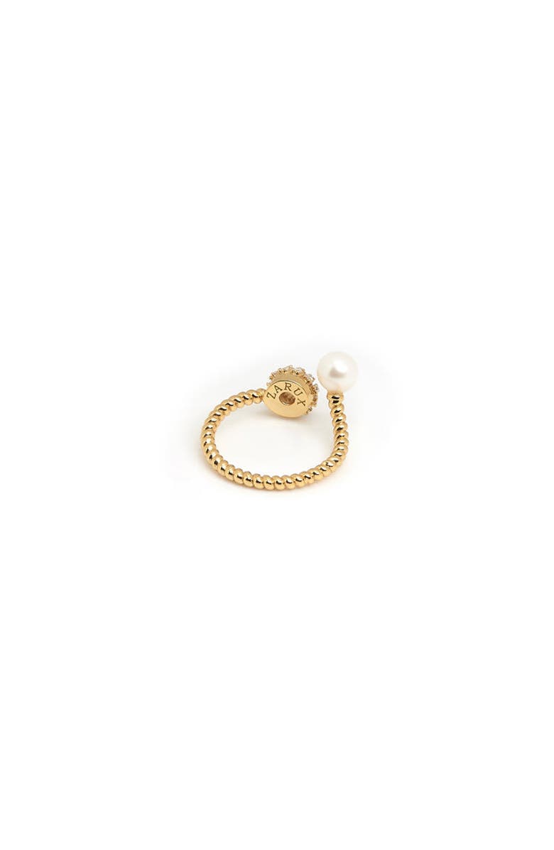 ZARUX Pearl Rope Ring, Alternate, color, Yellow Gold