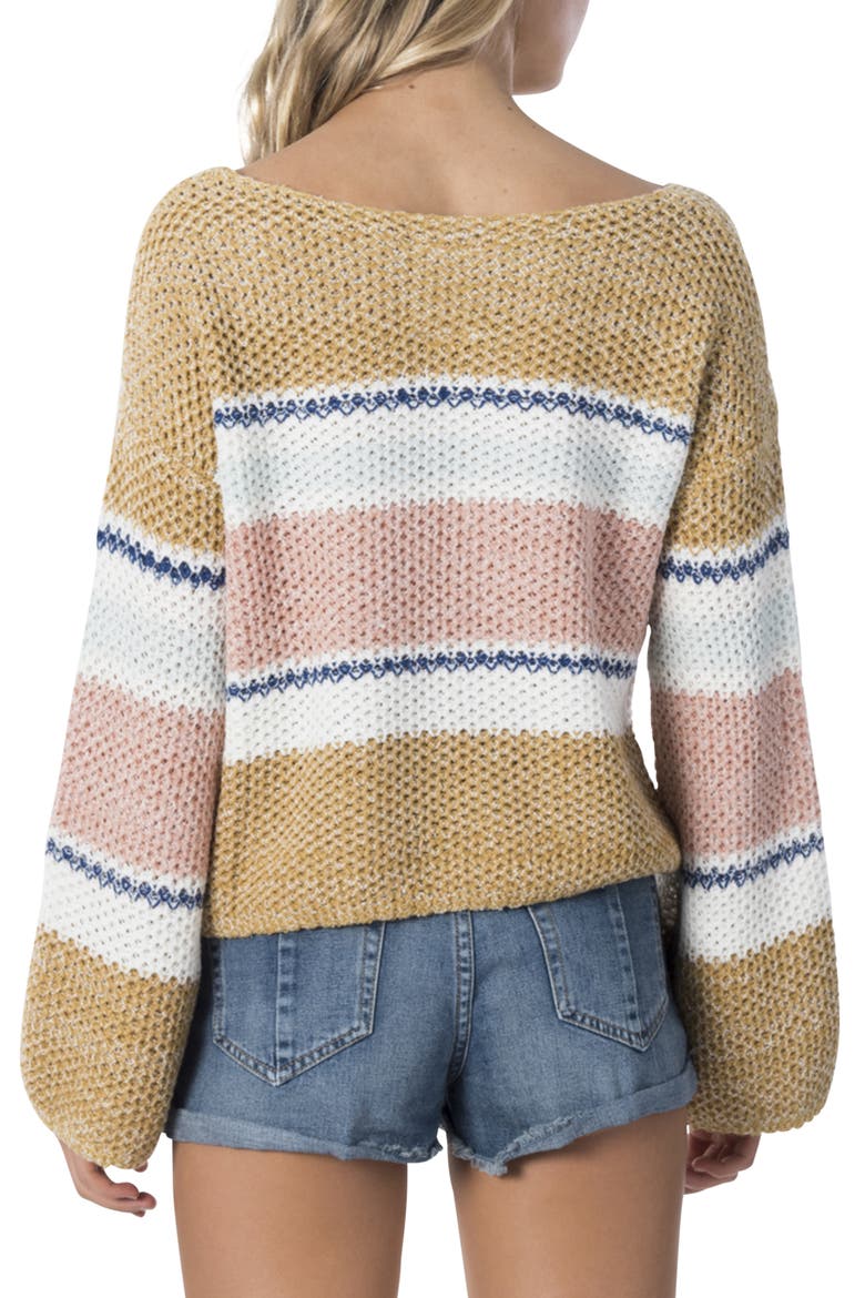 Sunsetters Stripe Sweater, Alternate, color, MULTI