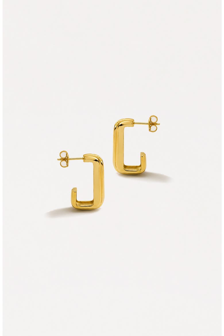 Fala Wave Maxi Hoop Earrings  In Gold, Alternate, color, Gold