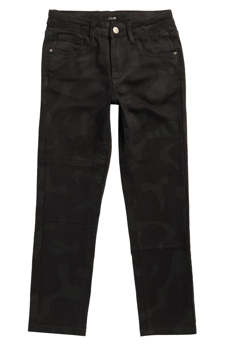 Joe's Jeans Kids' Brixton Camo Print Slim Straight Leg Jeans, Main, color, Black Camouflage
