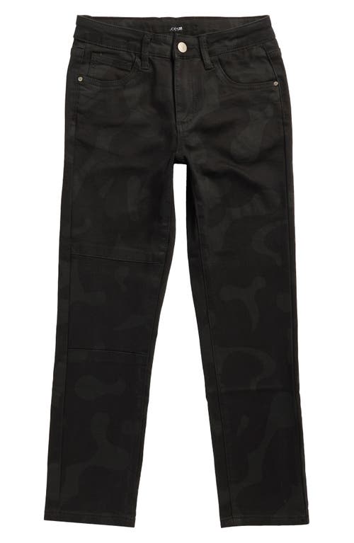 Joe's Kids' Brixton Camo Print Slim Straight Leg Jeans In Brown