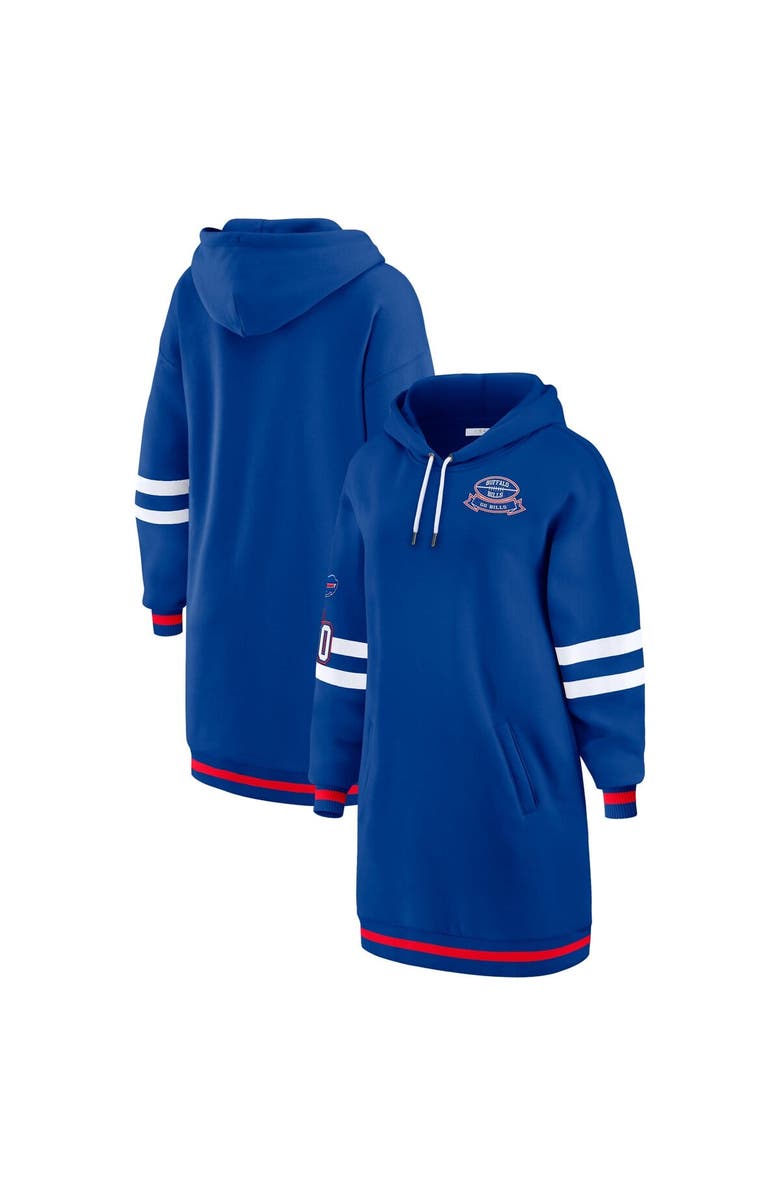WEAR by Erin Andrews Women's WEAR by Erin Andrews Royal Buffalo Bills Hoodie Dress, Main, color,