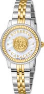 Roberto Cavalli by Franck Muller R CAVALLI BY FRANCK MULLER Two-Tone Bracelet Watch, 30mm