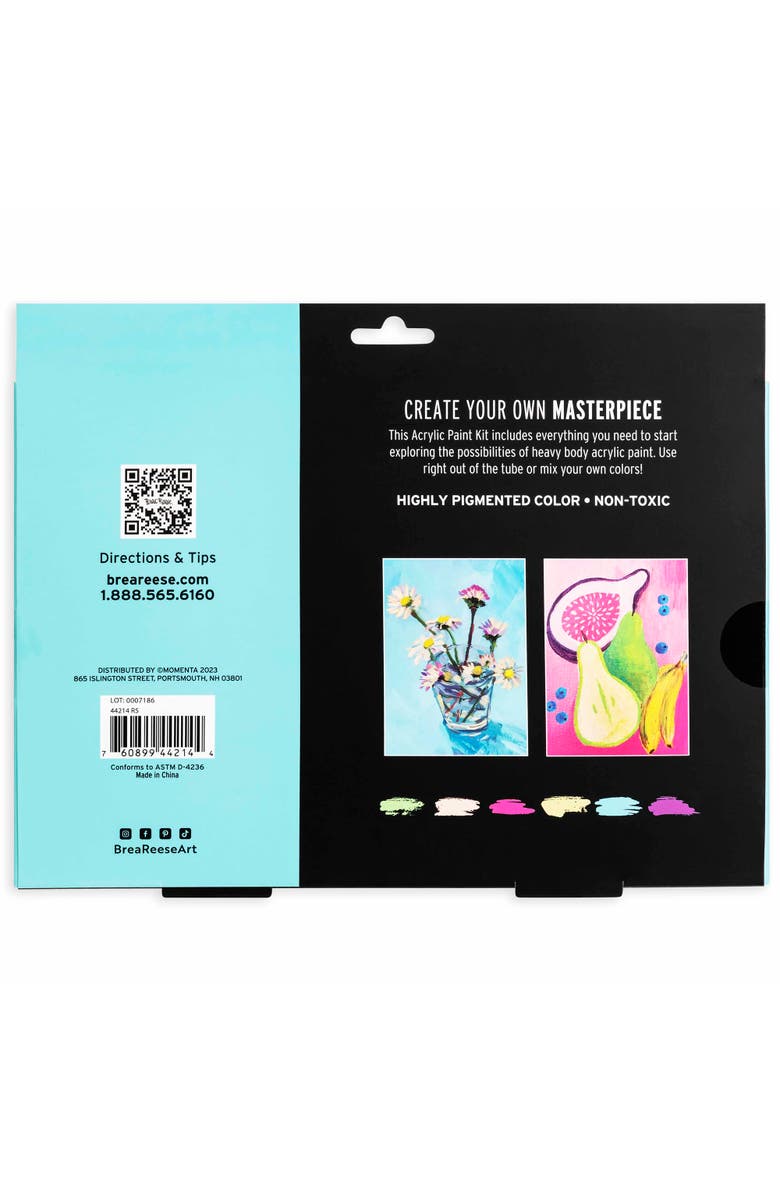Brea Reese Acrylic Paint Kit Pastel 10Pc Set, Alternate, color, Multicolored