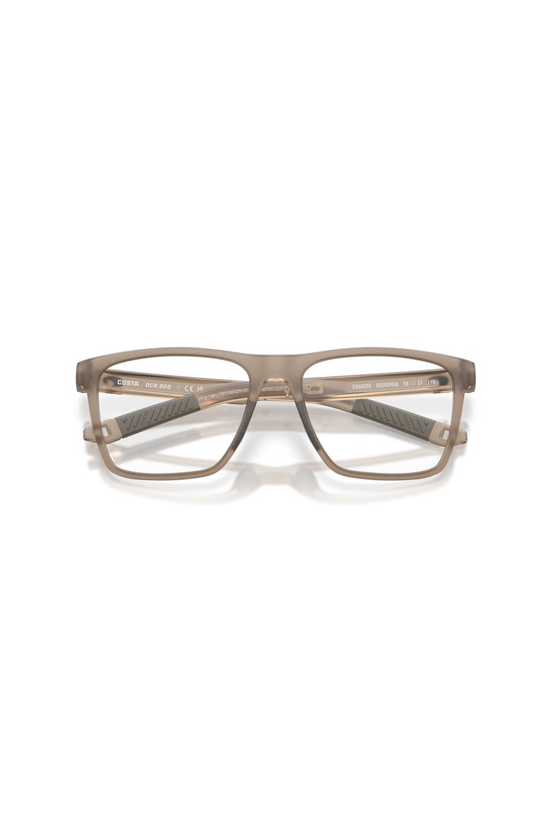 54mm Rectangle optical glasses, Alternate, color, Brown