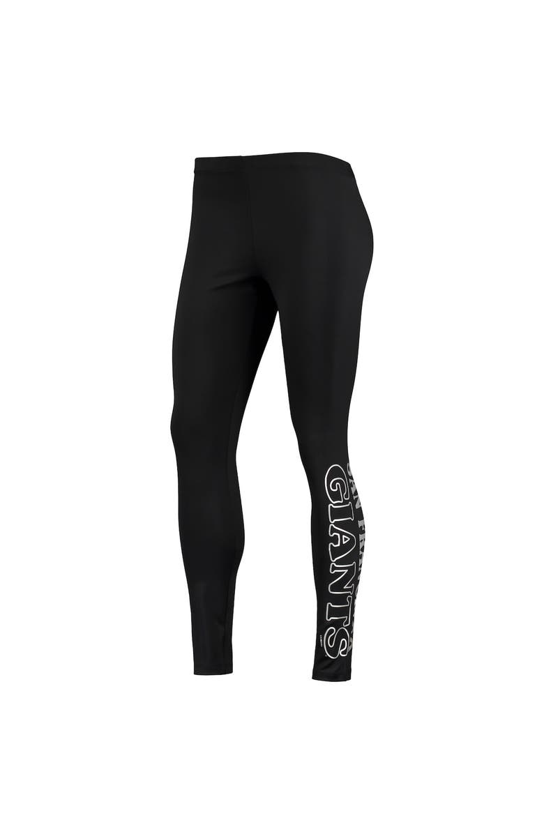 G-III 4HER BY CARL BANKS Women's G-III 4Her by Carl Banks Black San Francisco Giants Stadium Lightweight Leggings, Alternate, color, Black
