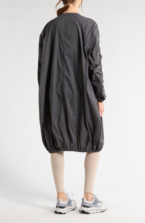 Zella Parachute Duster Jacket In Grey Forged