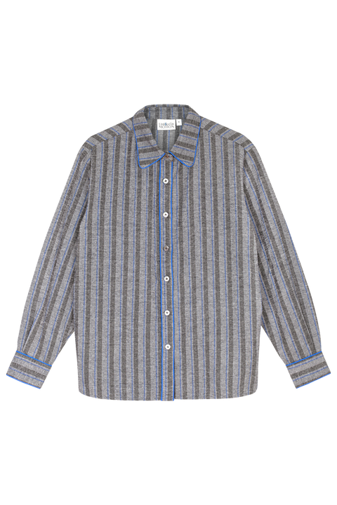 Zinia Open Back Button Up Shirt