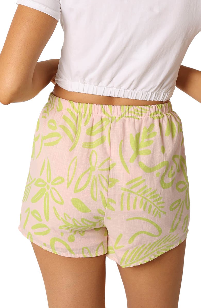 Petal & Pup Lee Floral Print Cotton Shorts, Alternate, color,