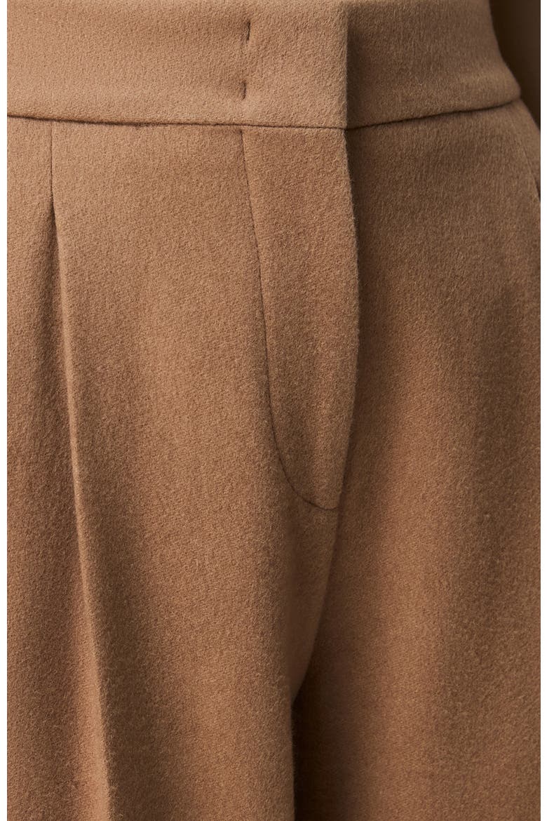 Pleated Trouser, Alternate, color, Camel