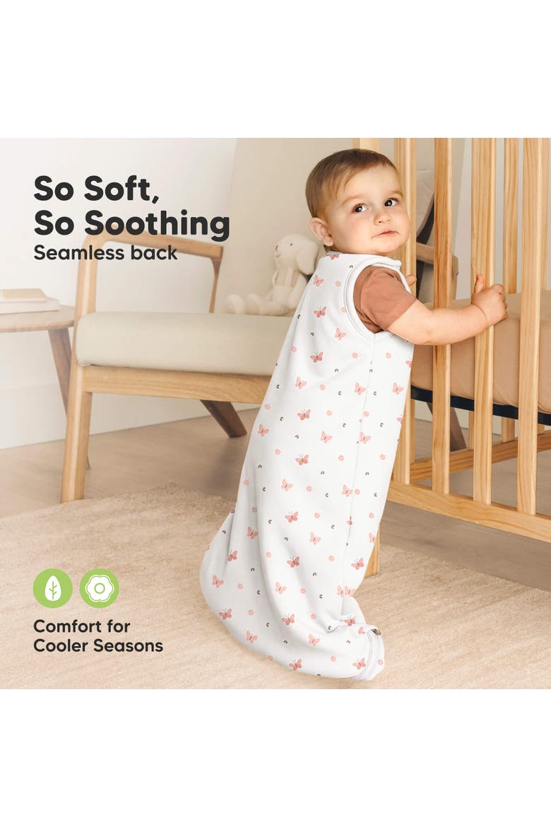 2-Pack Soothe Sleep Sacks 1.5 TOG, Alternate, color, Butterflies
