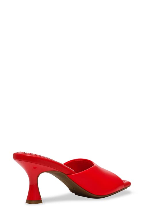 Anne Klein Women's Jerilyn Square Toe Mule Dress Sandals In Red