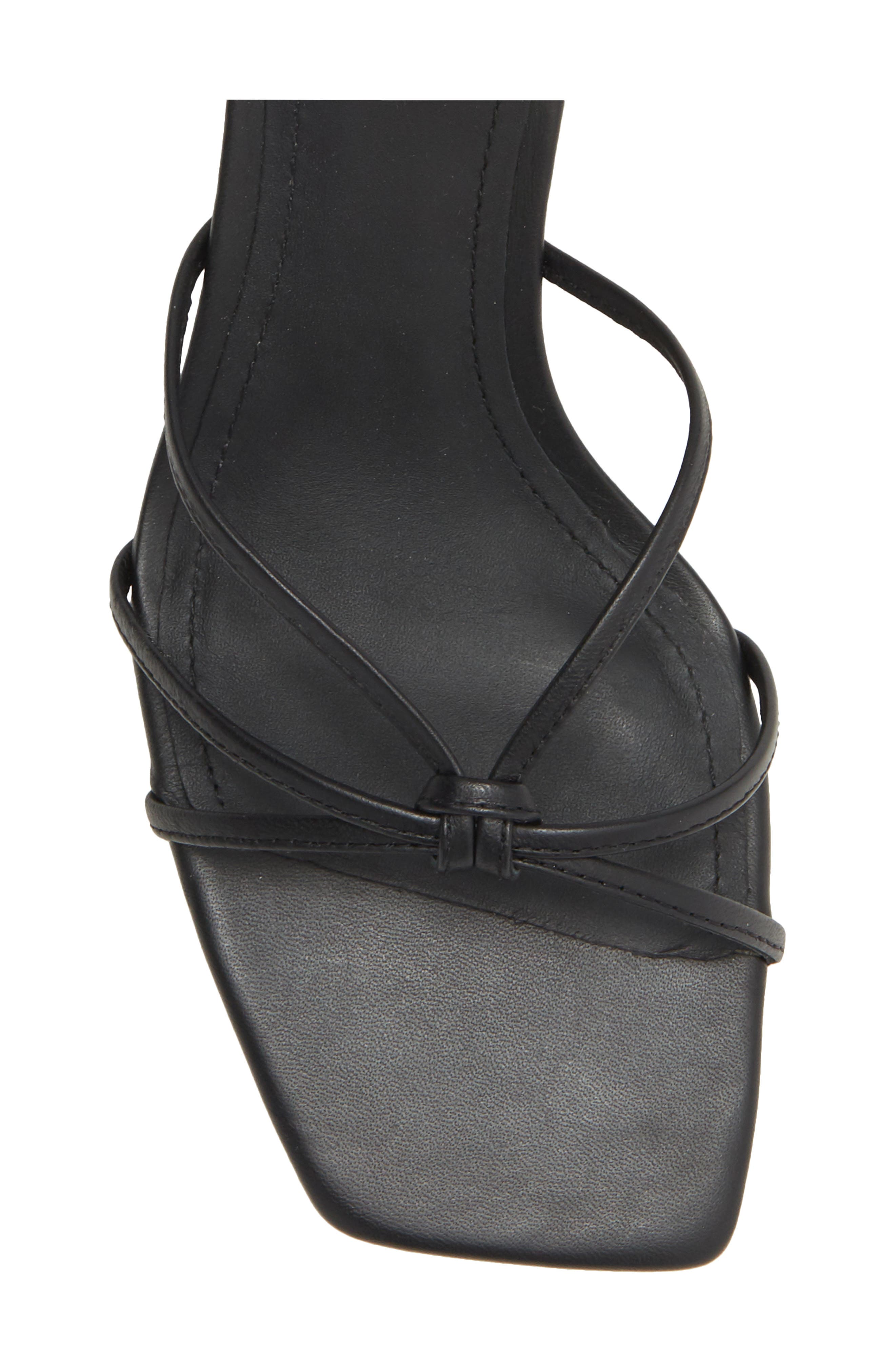 & Other Stories Ankle Tie Sandal, Alternate, color, Black