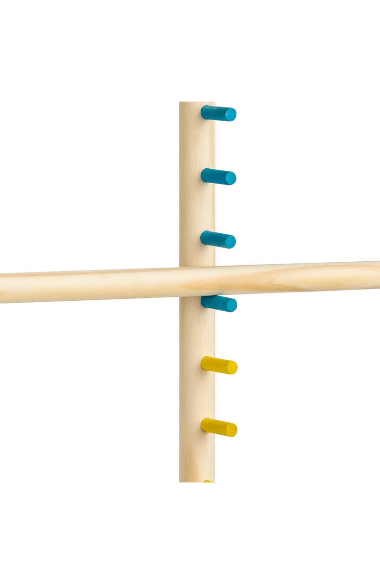 Grasshopper Games Limbo Wood Set Balance Game with Travel Bag, Alternate, color, Multicolored