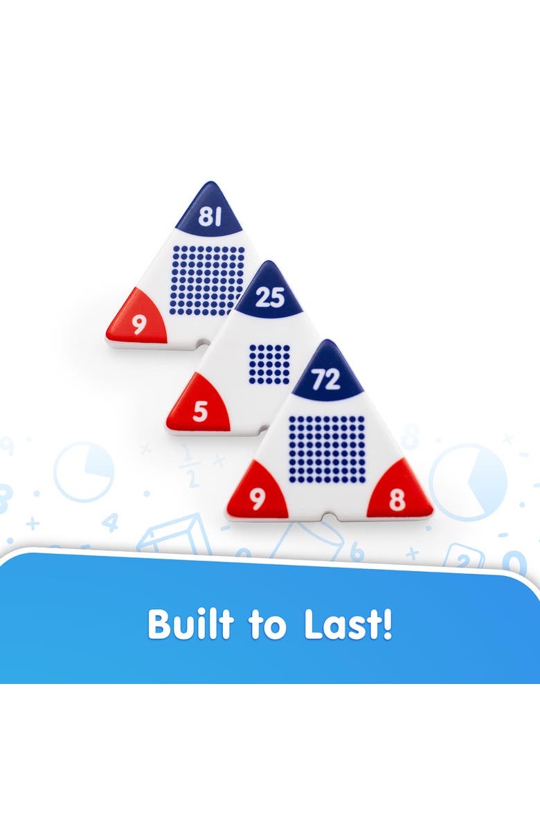 Junior Learning Multiplication Triangles, Cover & Learn, Memorize Equations, Alternate, color,