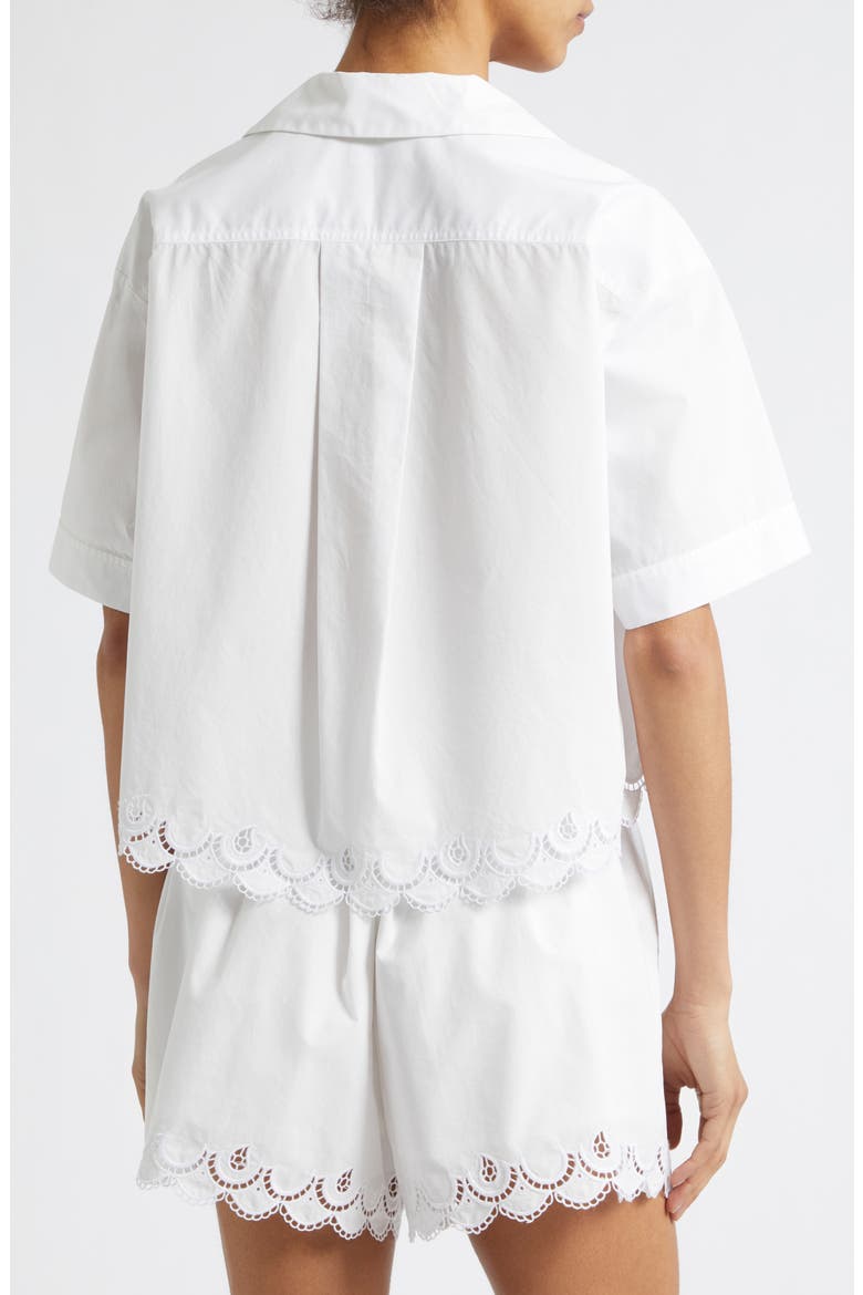 Gabrielle Eyelet Embroidery Woven Shirt, Alternate, color, WHITE