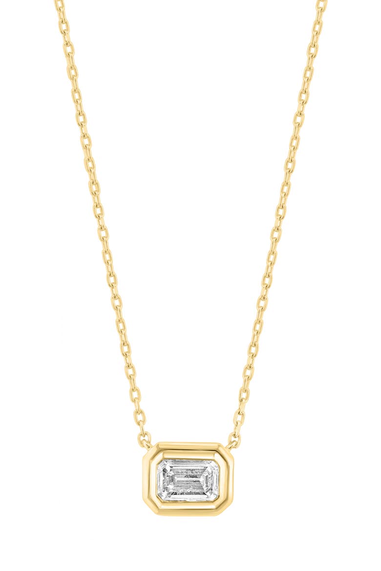 Lab-Grown Diamond Pendant Necklace, Main, color, GOLD