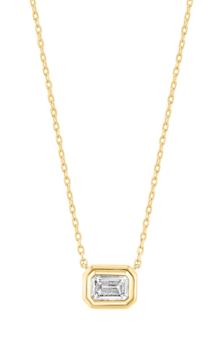 EFFY Lab-Grown Diamond Pendant Necklace, Main, color, Gold