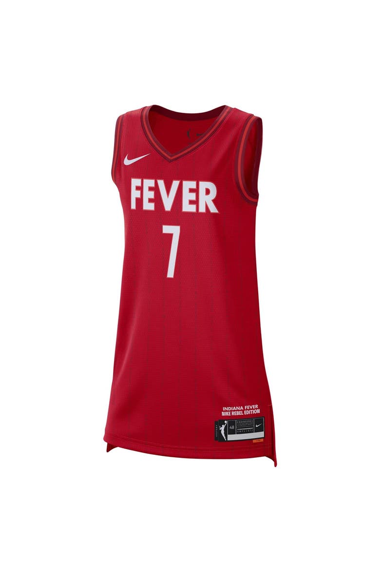 Unisex Nike Aliyah Boston Red Indiana Fever Rebel Edition Player Jersey, Alternate, color, Red